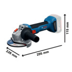 Акумулаторен ъглошлайф BOSCH GWS 18V-8, solo, 06019N9000