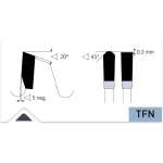 TCT Диск за цветни метали 216x2,8/2,0x30 80 TFN Karnasch 108000216020