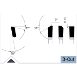 TCT Диск за нер стомана 305x2,2/1,8x25,4 72/3-Cut Karnasch 107300305010