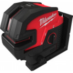 Линеен лазерен нивелир в 4 равнини, зелен Milwaukee M12CLL4P-0C, 4933479202