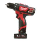 Акумулаторен винтоверт Milwaukee M12BDD-201C, 12 V, 30 Nm, 4933479439