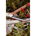 Нож MORAKNIV Lok BlackBlade (S) с кожена кания и дръжка от ясен