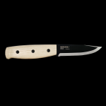Нож MORAKNIV Wit BlackBlade(S) с кожена кания и дръжка от ясен