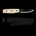 Нож MORAKNIV Wit BlackBlade(S) с кожена кания и дръжка от ясен