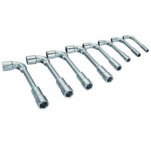 Комплект 8 броя глухи ключове HEX-BiHEX 90' 8-19 mm BAHCO 28M/8