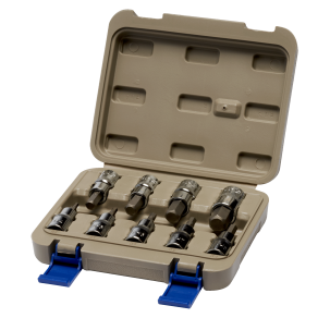 Комплект вложки на 1/2 с накрайник шестостен, 9 броя Irimo 129-9H-4