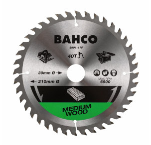Циркулярен диск за дърво 160 mm, 18 зъба BAHCO 8501-7