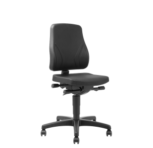 Инд.стол с колела и кожена тапицерия All-In-One 2