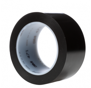 Маркираща лента за под 3М™ 471 черна 50 mm х 33 m