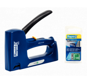 Комплект механичен такер Rapid R44 и блистер кламери R140/8 (970 бр.)