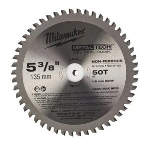 Циркулярен диск за метал Milwaukee 135x20mm 50Z