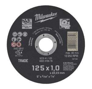 Карбофлексен диск за рязане Milwaukee SCS41,125х1.0х22.23mm, 4932479578