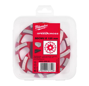 Диамантен чашковиден диск Milwaukee SDCWU, 125 mm