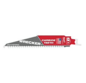 Нож за саблен трион Milwaukee TCT Wrecker 150x6TPI, 5 бр