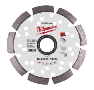 Диамантен диск AUDD Milwaukee , 125 mm