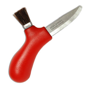 Нож за гъби в червен Karl-Johan