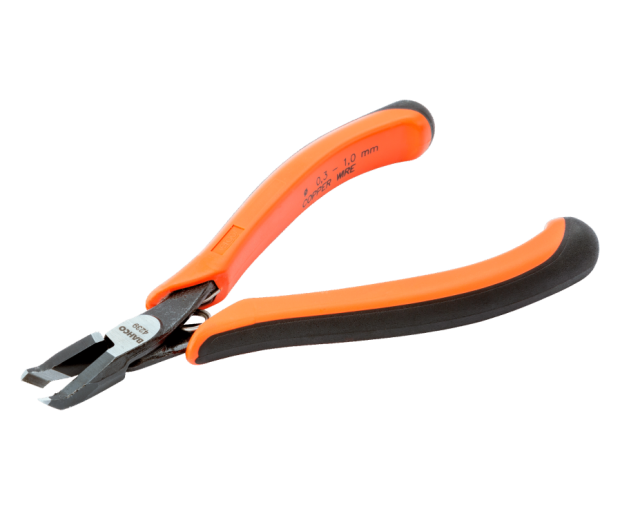 Клещи резачки с челюсти под ъгъл 45', 129 mm BAHCO 4239