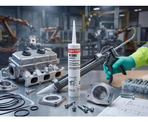 Силикон Loctite SI 595 прозрачен, 310 ml