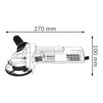 Ъглошлайф BOSCH GWS 750 S, 0601394121